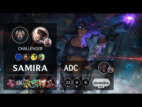 Samira ADC vs Lucian - EUW Challenger Patch 11.18