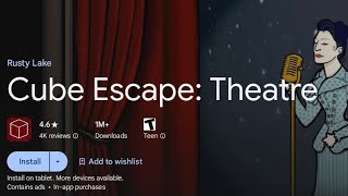 cube escape - theatre