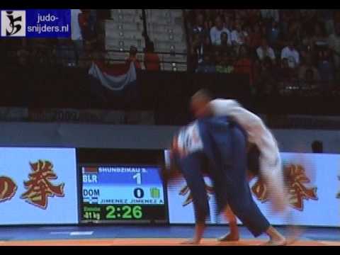 Judo 2009 Rotterdam: Shundzikau (BLR) - Jimenez (DOM) [-81kg].