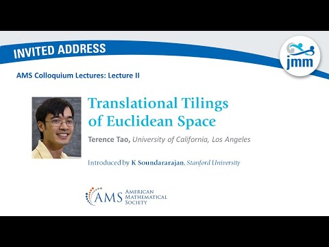 Terence Tao "Translational Tilings of Euclidean Space"