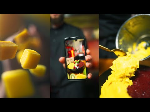 EPIC HANDHELD FRUIT BOWL B ROLL FOOD VIDEO - with Behind the Scenes