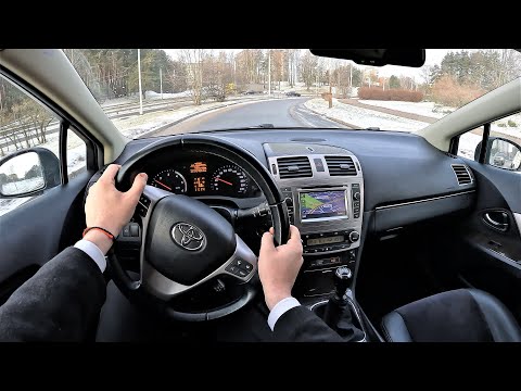 2012 Toyota Avensis 2.0l 124HP | POV Test Drive | There is something special about old cars...
