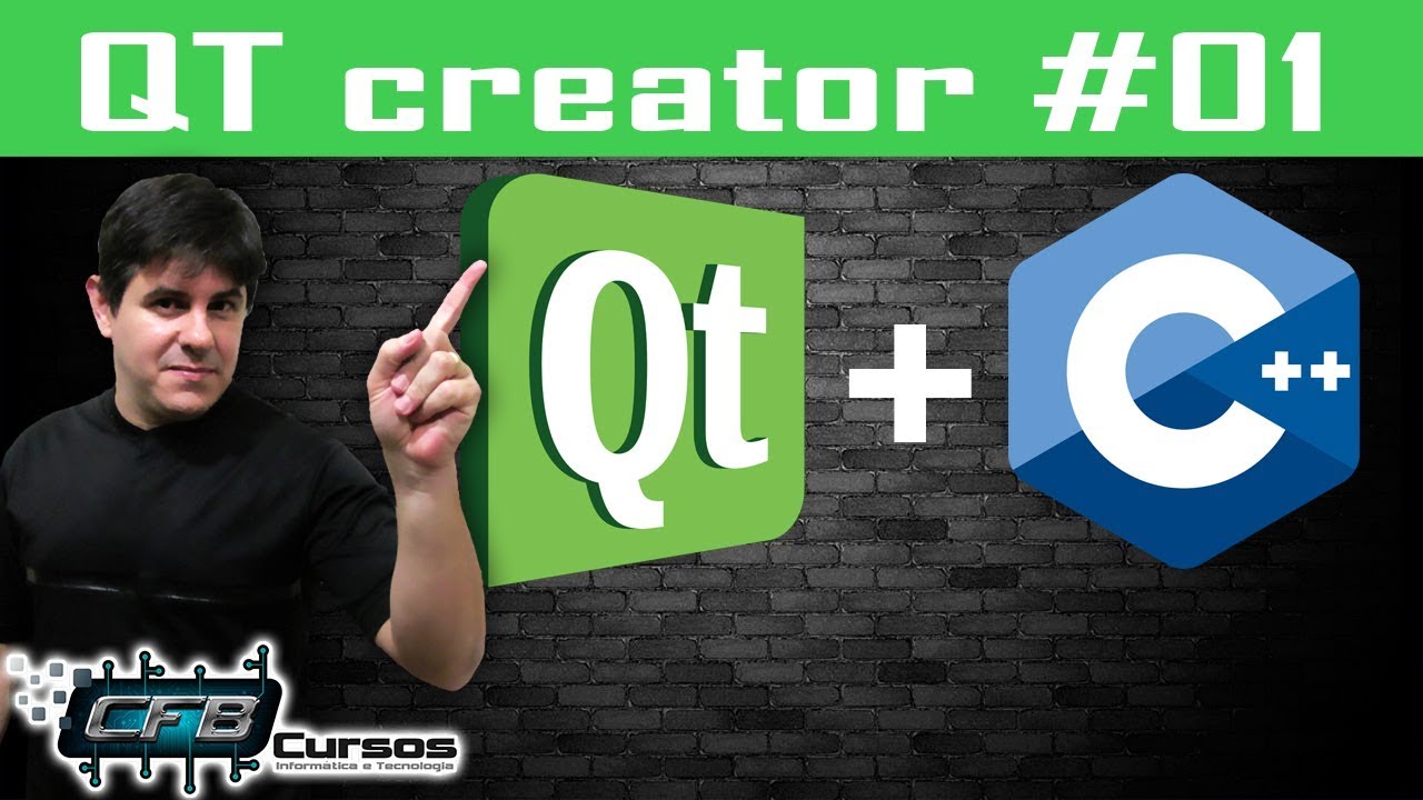 Download, instalação e primeiro projeto no QT Creator - Curso de QT Creator / C++ #01