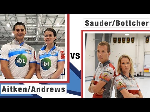 Aitkens/Andrews vs Sauder/Bottcher Round Robin Qualico Mixed Doubles Classic 2019