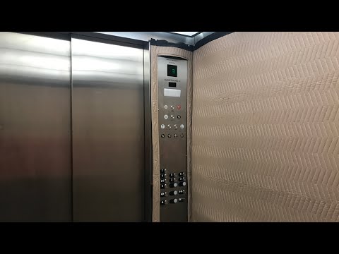 Otis Elevonic 411M Modded Service Elevator at School of Public Health, U of PGH, Oakland - PGH, PA