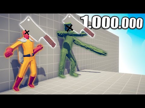 1.000.000 DAMAGE KNIFE vs UNITS - TABS | Totally Accurate Battle Simulator 2023
