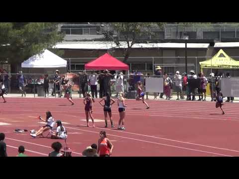 VarG 4x100 Relay at CIF SS D1 Prelims 5-17-14 - Los Alamitos Girls