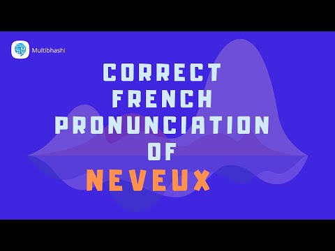 How to pronounce 'neveux' (nephews) in French? | French Pronunciation