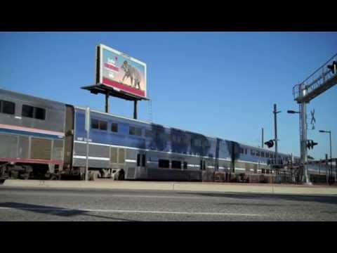 Amtrak Trains in Santa Ana, CA - June 2014