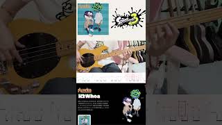 スプラトゥーン3 BGM Aquasonic - Splatoon3 / H2whoa Bass Cover withTABS  #tabs #bass #弾いてみた #splatoon3
