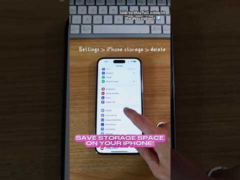 The BEST way to free up storage on your iPhone!! 👀👌🏼