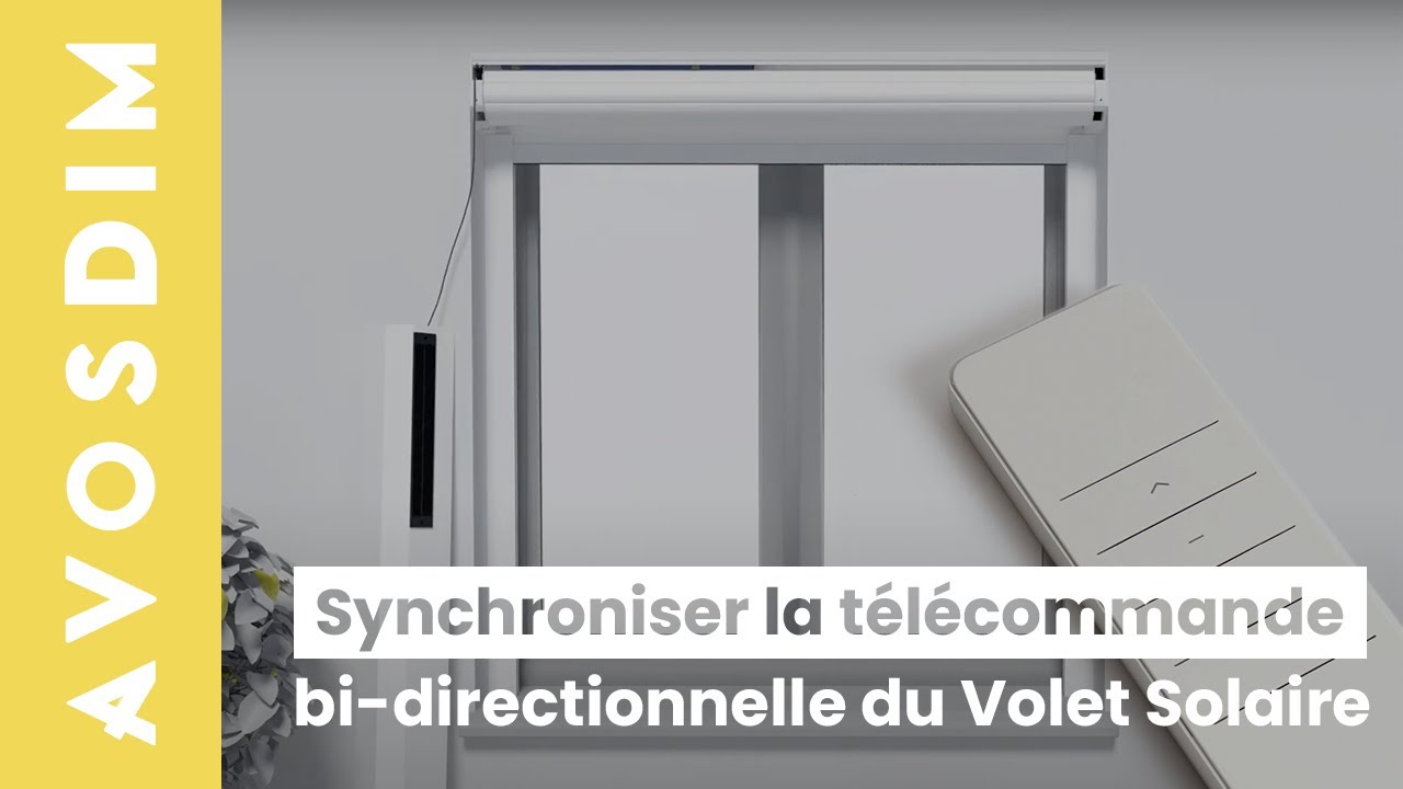 Synchronisation télécommande 005318 Volet AvosDim