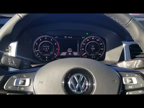 Demonstration of Park Assist on a 2019 Atlas SEL Premium