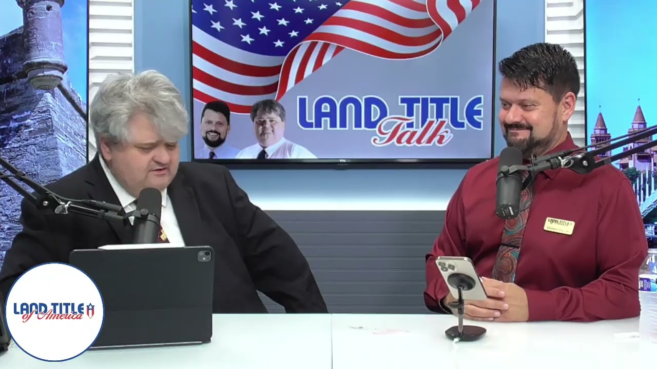11/16/25 "Land Title Talk" - Marriage - a disability?  More on Foreclosures, too.