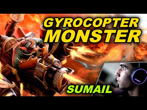 SUMAIL GYROCOPTER PLAYING LIKE MONSTER UNSTOPABLE FULL ITEM DOTA 2