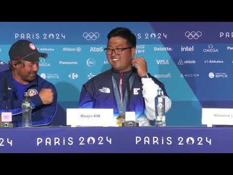 'We are like Messi & Ronaldo of archery' - says Kim Woojin after beating Ellison to Paris gold.