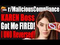 r/MaliciousCompliance - KAREN Boss FIRED ME! I UNO Reversed Her!