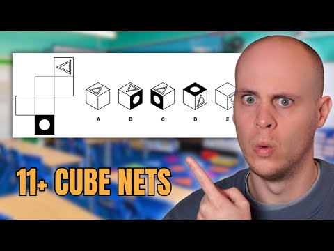 3 Ways To Solve Impossible 11+ Cube Nets (Non-verbal / Spatial Reasoning)