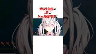 健屋花那の受験生時代の1日のMax勉強時間がすごすぎるww　#youtuber#vtuber#雑学#豆知識