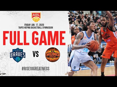 Taipei Fubon Braves v Mono Vampire | FULL GAME | 2019-2020 ASEAN Basketball League