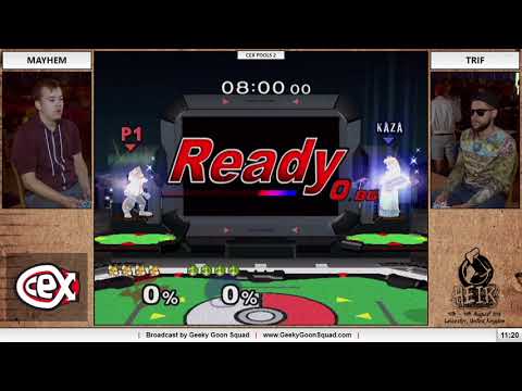 HEIR5 - MAyhem (Fox) Vs. Trif (Peach) - CeX Pool 2 - Melee Singles