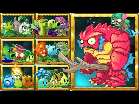 Random Team Plants Battlez Vs Team Zombie Level 10 - Which Team Plant is Best - PvZ 2