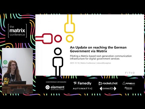 An Update on reaching the German Government via Matrix