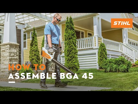 Stihl BGA 45 in Terre Haute, Indiana - Video 3