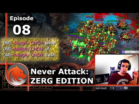 StarCraft 2: Lurker Dropping Zerg Players! - Never Attack to Grandmaster ZERG Edition