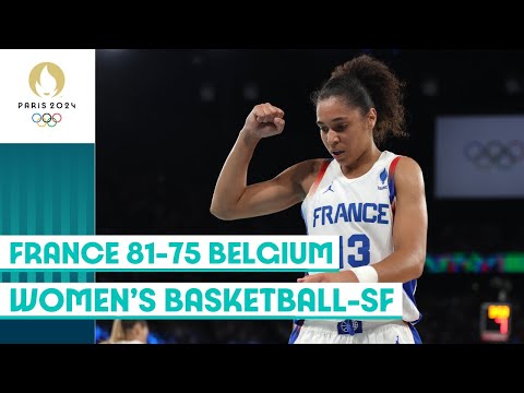France beat Belgium to reach women's basketball final 🏀 | Paris 2024 highlights