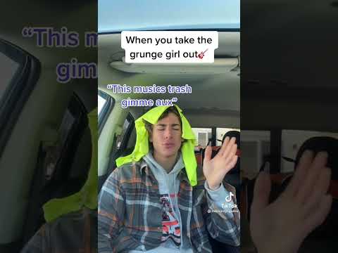 When you take out a "grunge girl"