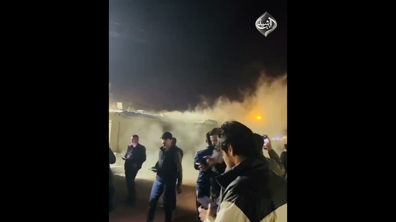 فيديو | سقوط طائرة مسيرة مجهولة في منفذ طريبيل الحدودي