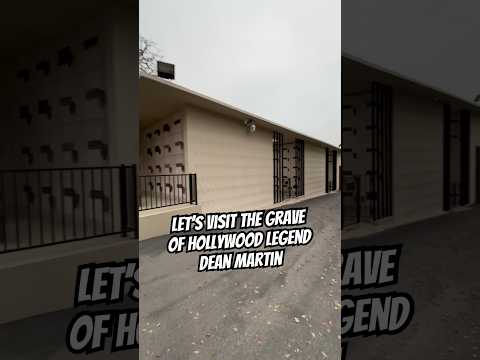 Visiting the grave of Dean Martin