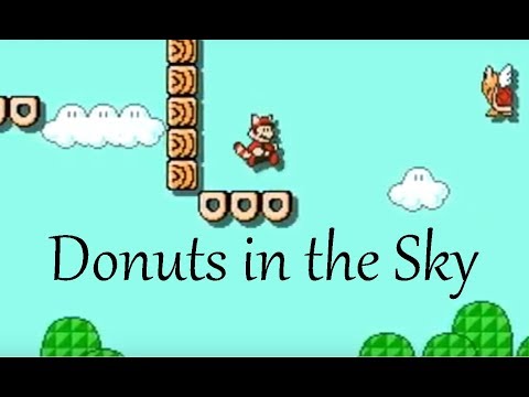 Super Mario Maker   "Donuts in the Sky" made by me