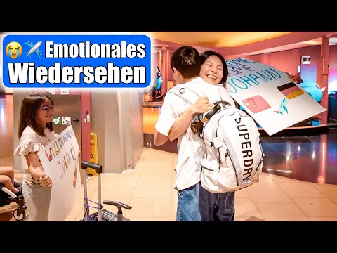 Wiedersehen am Flughafen 😭✈️ Johann abholen nach China Reise allein als Teenager | Mamiseelen