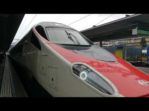 Einfahrt EC52 nach Frankfurt am Main HBf