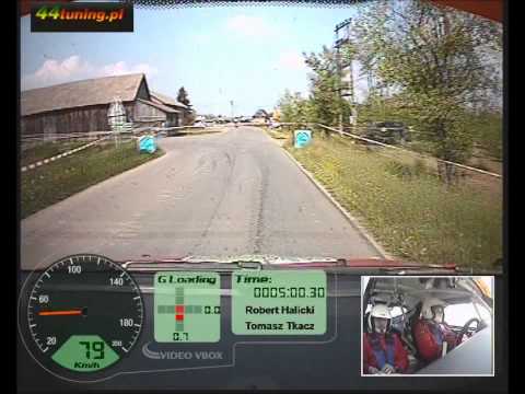 Rajd Nadwislański 2013 onboard OS6 Wilków załoga Halicki/Tkacz 44tuning Rally Team Abarth 500 R3T