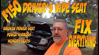 Ford F150 Broken Driver's Side Power Seat Fix Power Mirrors, and Memory Seat (EP 403)