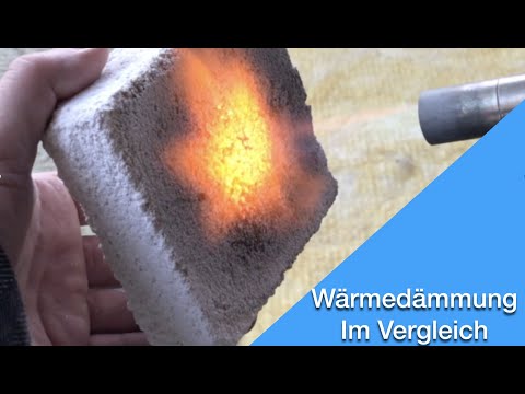 Brandschutz: Was passiert, wenn du Wärmedämmung anzündest? 5 Dämmungen im Vergleich