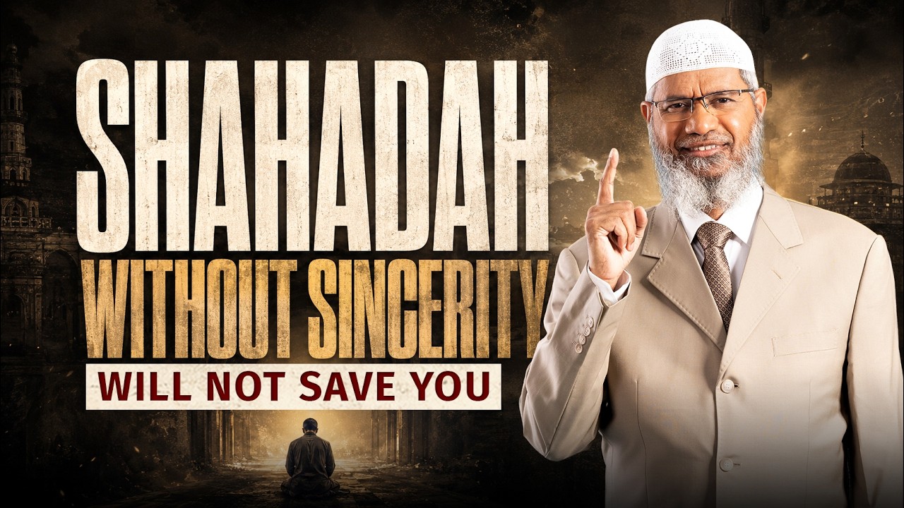 Shahadah Without Sincerity Will Not Save You – Dr Zakir Naik