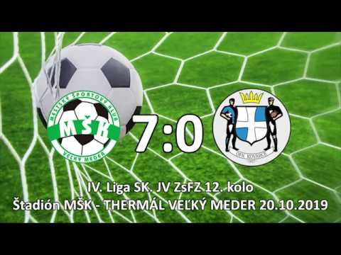 MŠK Veľký Meder 7:0 OFK Kovarce 4.liga, 12.kolo, 20.10.2019