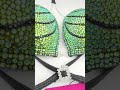 Olive Ribbon Figure Competition Suit FM1027-6