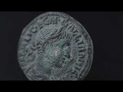 Moneda, Gallienus, Bronze Æ, 253-268, Hadrianopolis, Rare, MBC+, Bronce