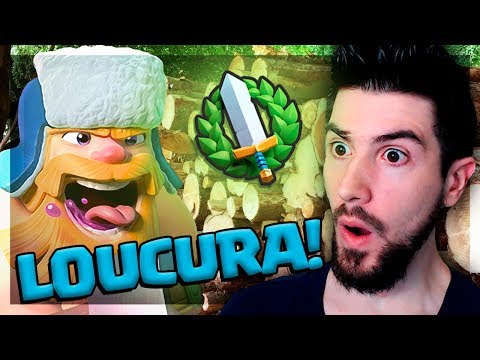 JOGUEI A LOUCURA DO LENHADOR NO CLASH ROYALE!