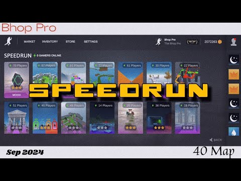 All World Records in Category "Speedrun" [fix video] | Bhop pro (September 2024)