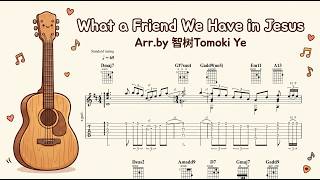 Download lagu 【TAB】♪What a Friend We Have in Jesus - Jazz Arrangement - Fingerstyle Guitar/いつくしみ深き mp3