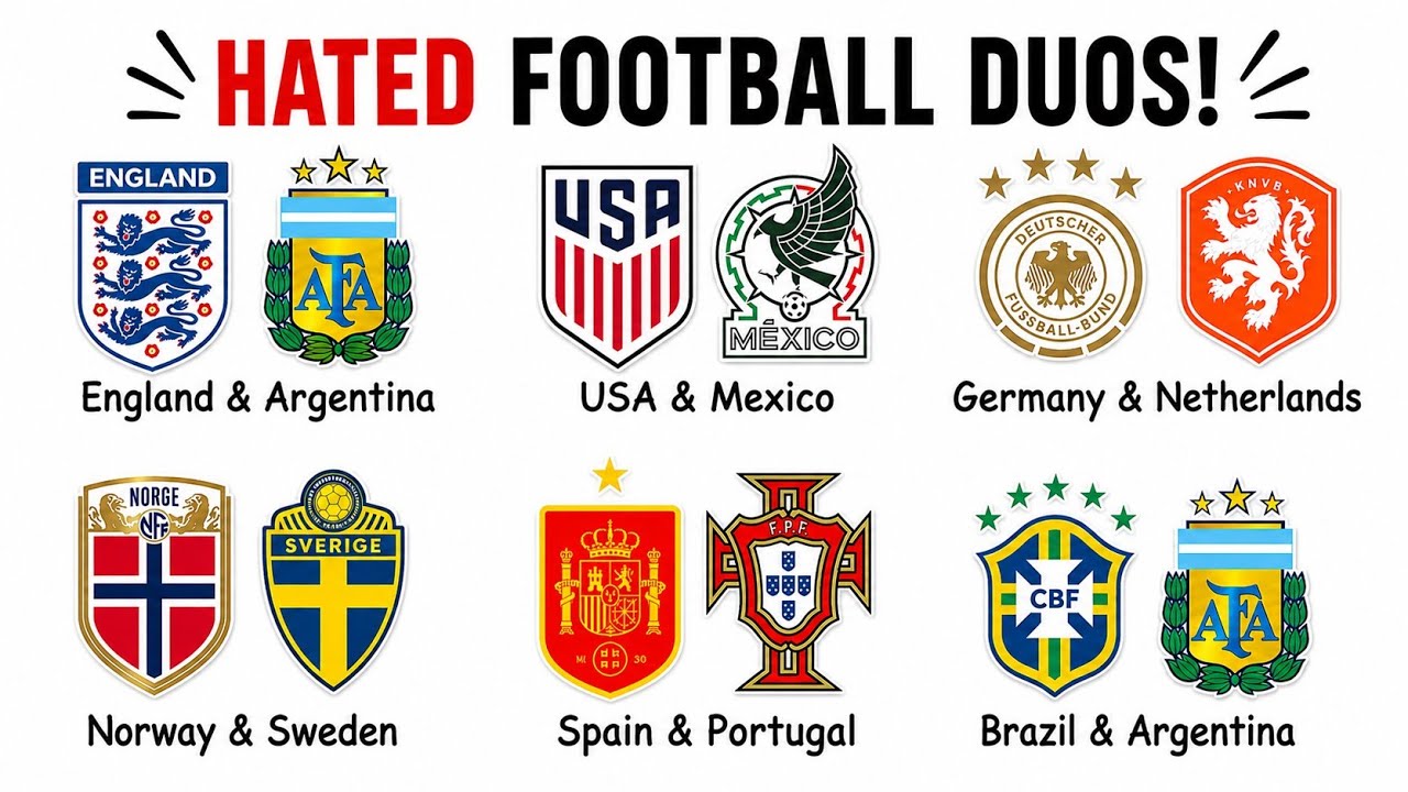 All World Cup Teams That HATE Eachother