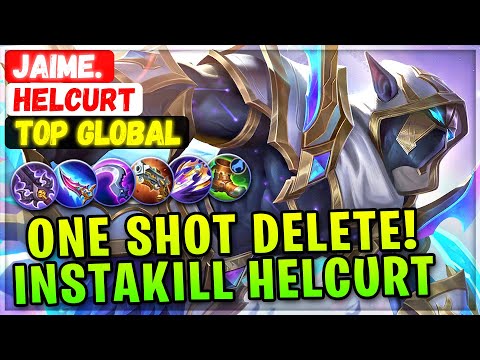 One Shot Delete! Instakill Helcurt [ Top Global Helcurt ] Jaime. - Mobile Legends Emblem And Build