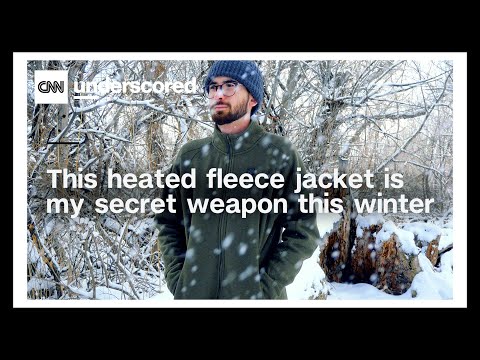 This heated fleece jacket is my secret weapon this winter
