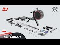 Гребний тренажер Hop-Sport 100AR Roam Grey